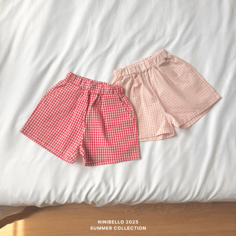 Ninibello - Korean Children Fashion - #magicofchildhood - Check Half Pants