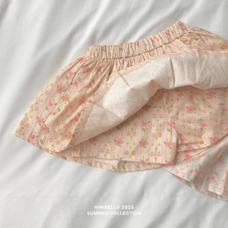 Ninibello - Korean Children Fashion - #magicofchildhood - Mimi Rose Skirt Pants - 7