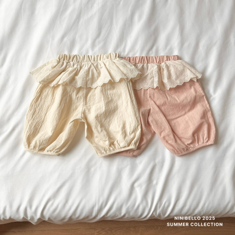 Ninibello - Korean Children Fashion - #magicofchildhood - Lace Cotton Pants - 6