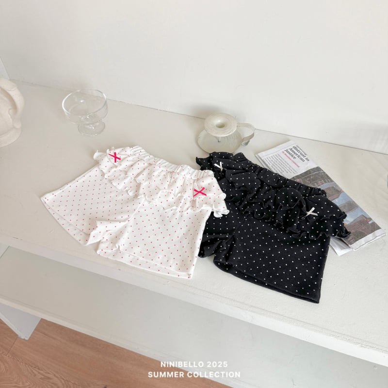 Ninibello - Korean Children Fashion - #magicofchildhood - Dot Frill Pants - 5