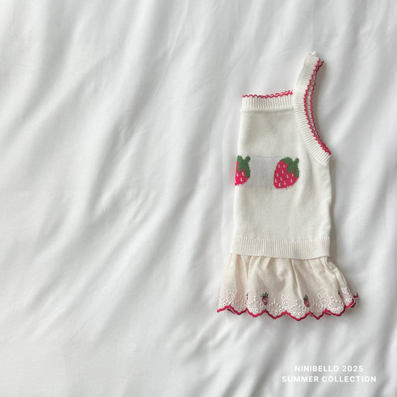 Ninibello - Korean Children Fashion - #minifashionista - Berry Pop Sleeveless Knit - 9