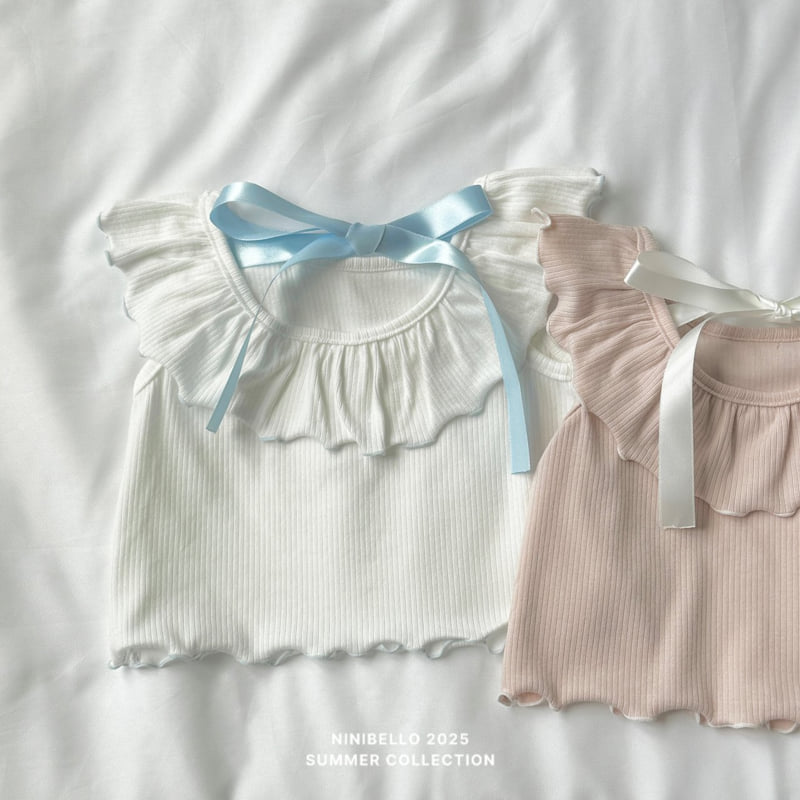 Ninibello - Korean Children Fashion - #minifashionista - Mimi Frill Sleeveless - 8
