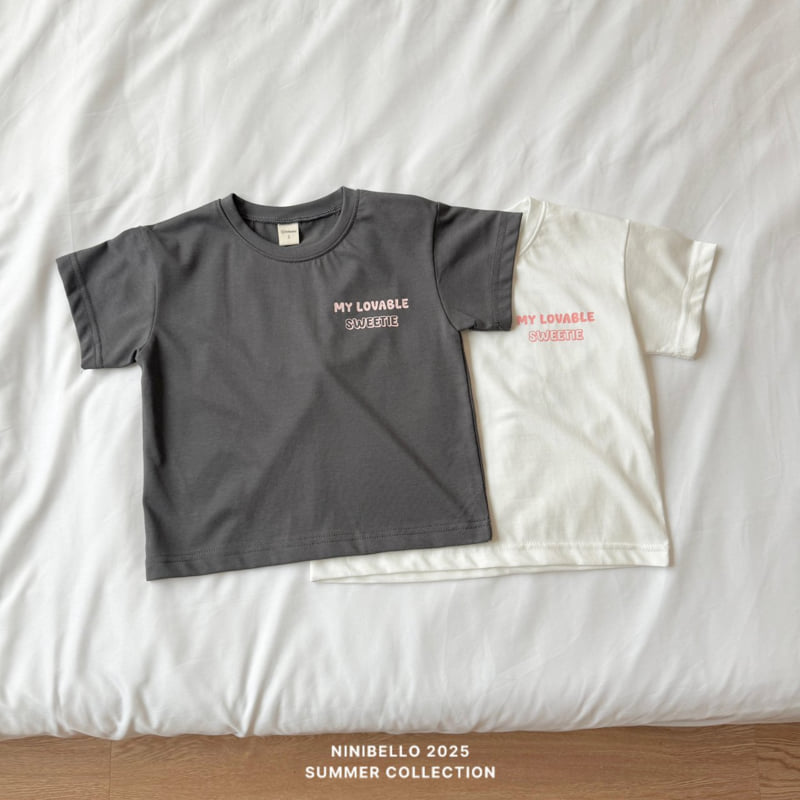 Ninibello - Korean Children Fashion - #minifashionista - Message Short Sleeve Tee - 5