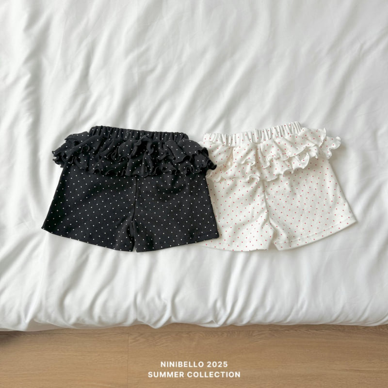 Ninibello - Korean Children Fashion - #minifashionista - Dot Frill Pants - 6