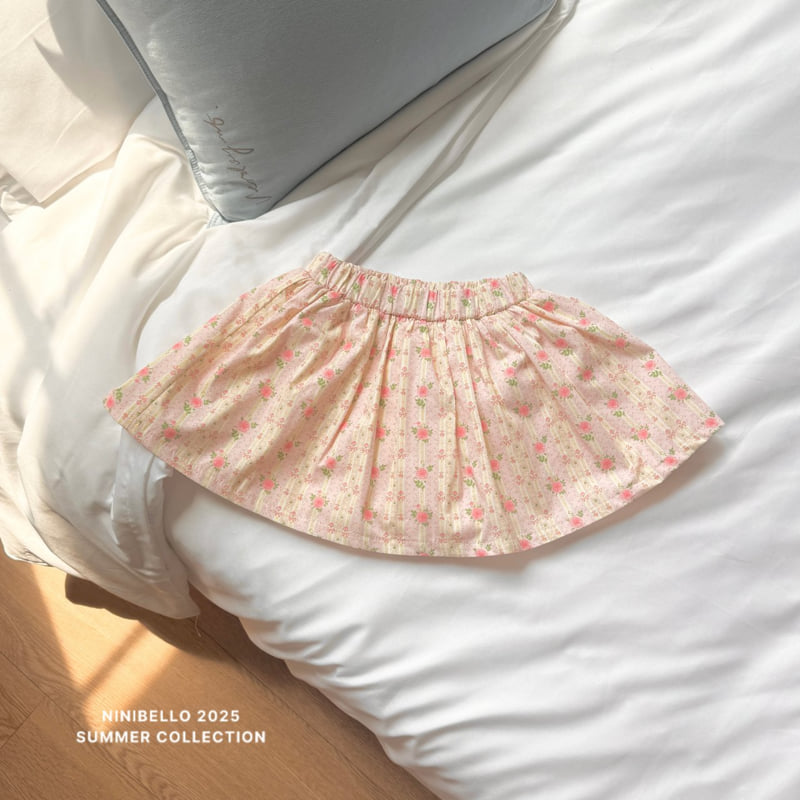 Ninibello - Korean Children Fashion - #prettylittlegirls - Mimi Rose Skirt Pants - 9