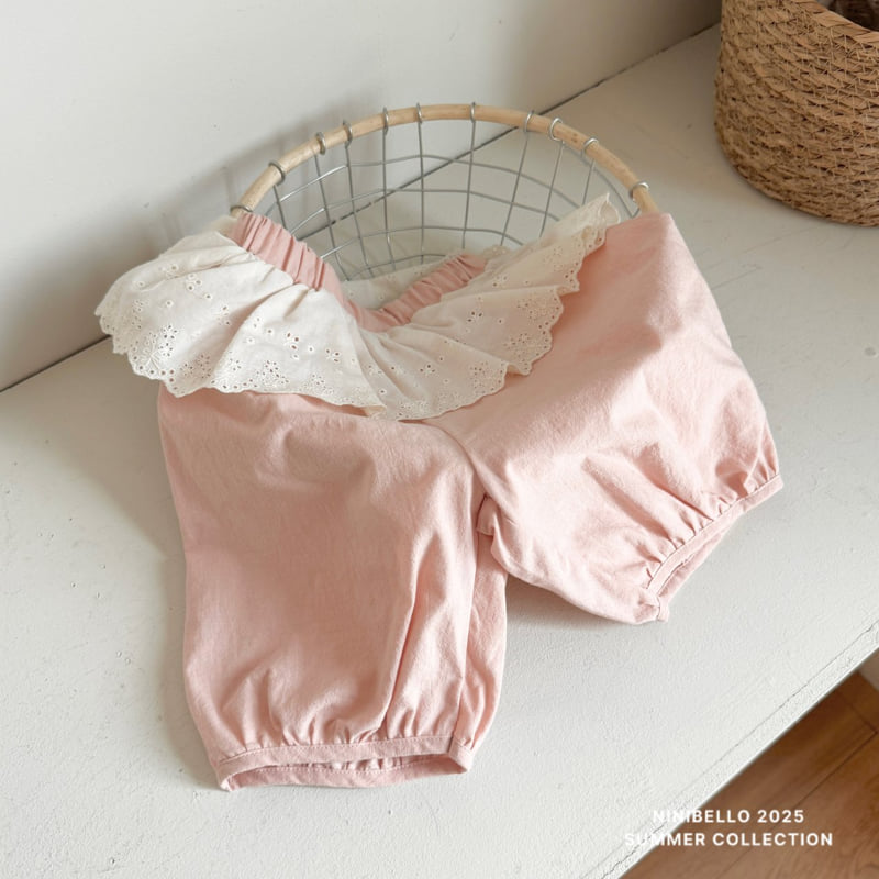 Ninibello - Korean Children Fashion - #prettylittlegirls - Lace Cotton Pants - 8
