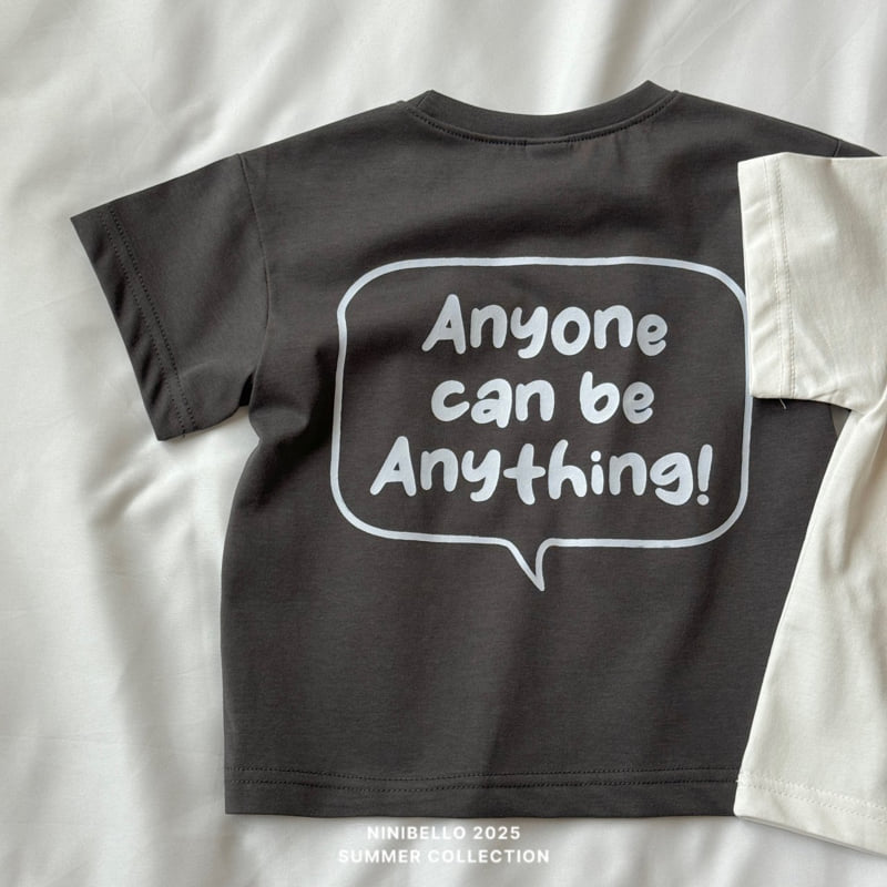 Ninibello - Korean Children Fashion - #toddlerclothing - Message Short Sleeve Tee - 8
