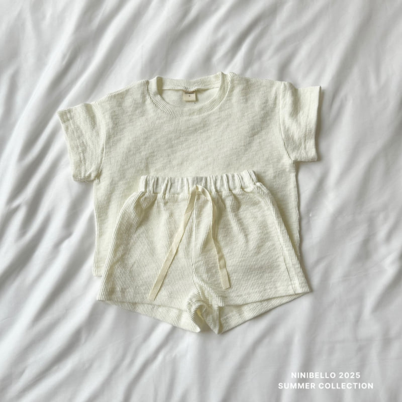 Ninibello - Korean Children Fashion - #toddlerclothing - Mellow Ribbed Set - 5