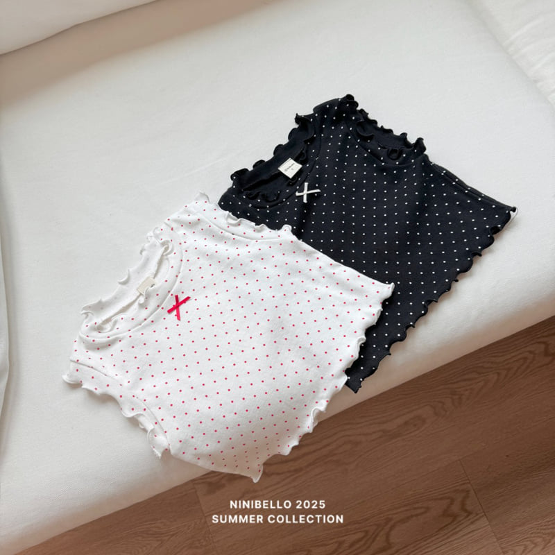 Ninibello - Korean Children Fashion - #todddlerfashion - Dot Frill Sleeveless - 4