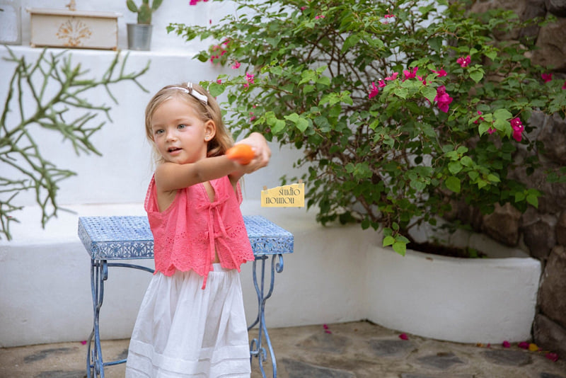Nounou - Korean Children Fashion - #kidsshorts - Cherry Skirt - 2