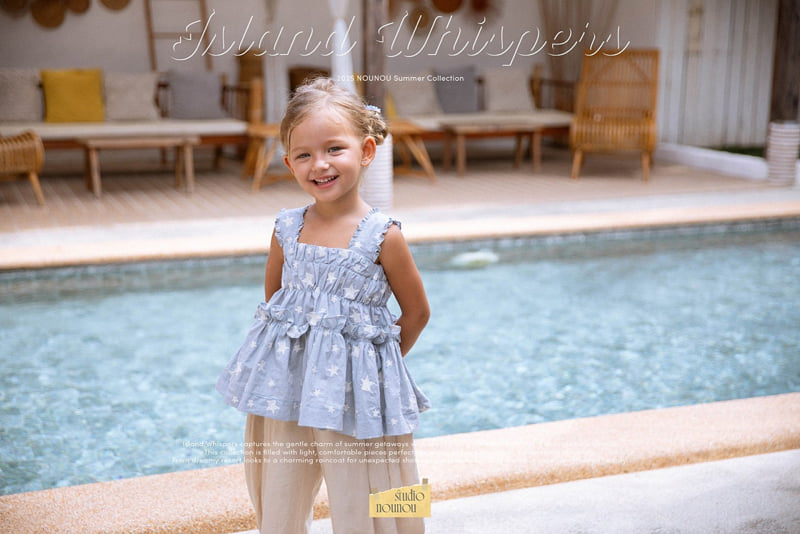 Nounou - Korean Children Fashion - #littlefashionista - Star Top