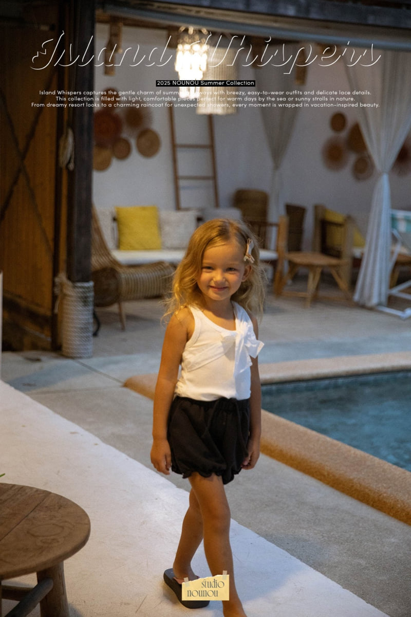 Nounou - Korean Children Fashion - #toddlerclothing - Ribbony Top