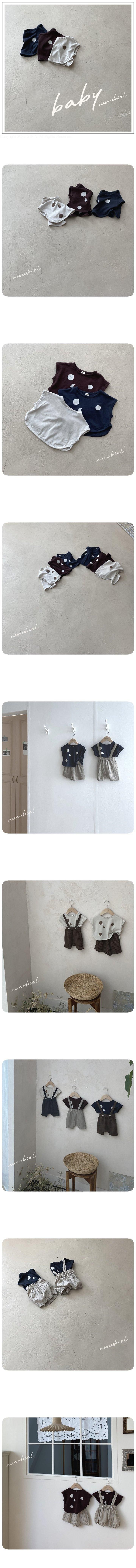 Nunubiel - Korean Baby Fashion - #babyboutique - Bebe Half Moon Tee
