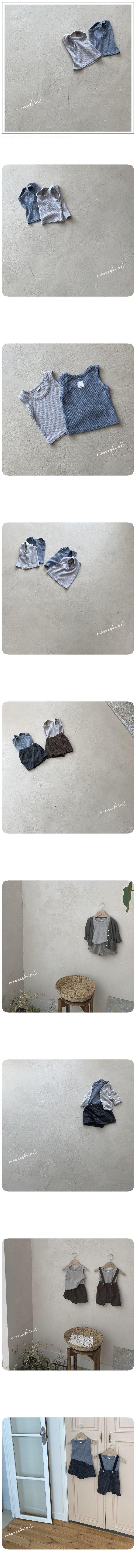 Nunubiel - Korean Children Fashion - #discoveringself - Rough Sleeveless