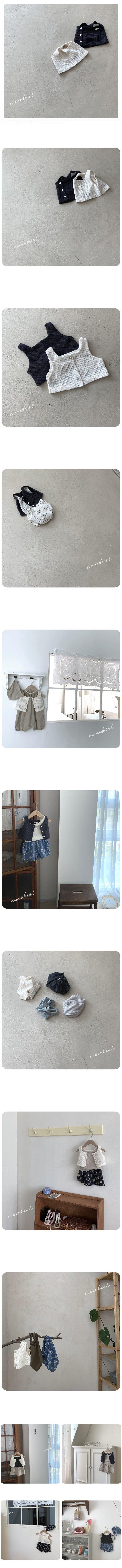 Nunubiel - Korean Children Fashion - #kidsstore - Cotton Knit Vest