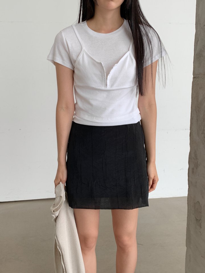 Nutplan - Korean Women Fashion - #restrostyle - Hook Tee - 4