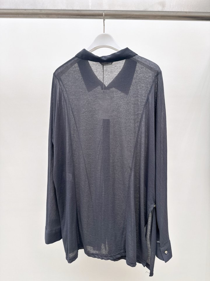 Nutplan - Korean Women Fashion - #shopsmall - See-Through Blouse - 3