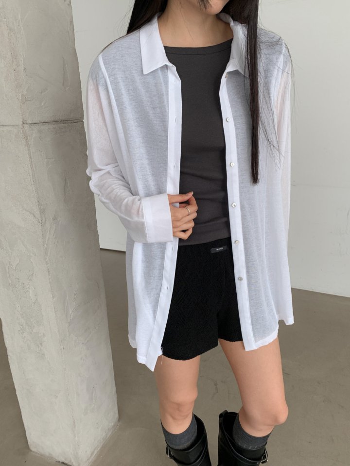 Nutplan - Korean Women Fashion - #shopsmall - See-Through Blouse - 4