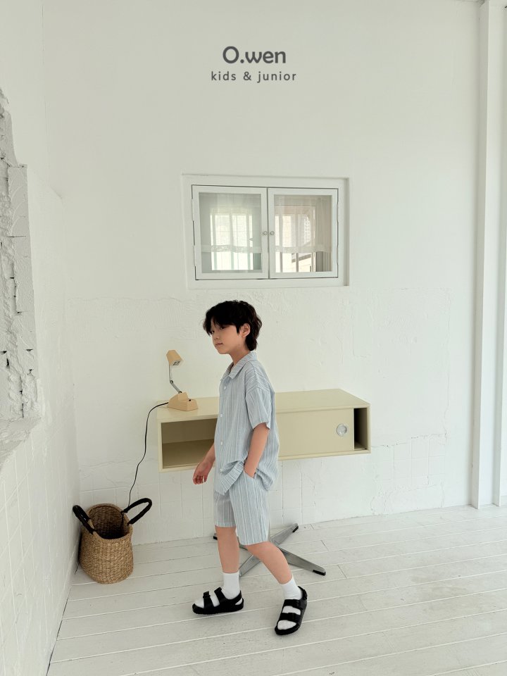 O Wen - Korean Children Fashion - #Kfashion4kids - Harmony Open Collar Shirt - 6