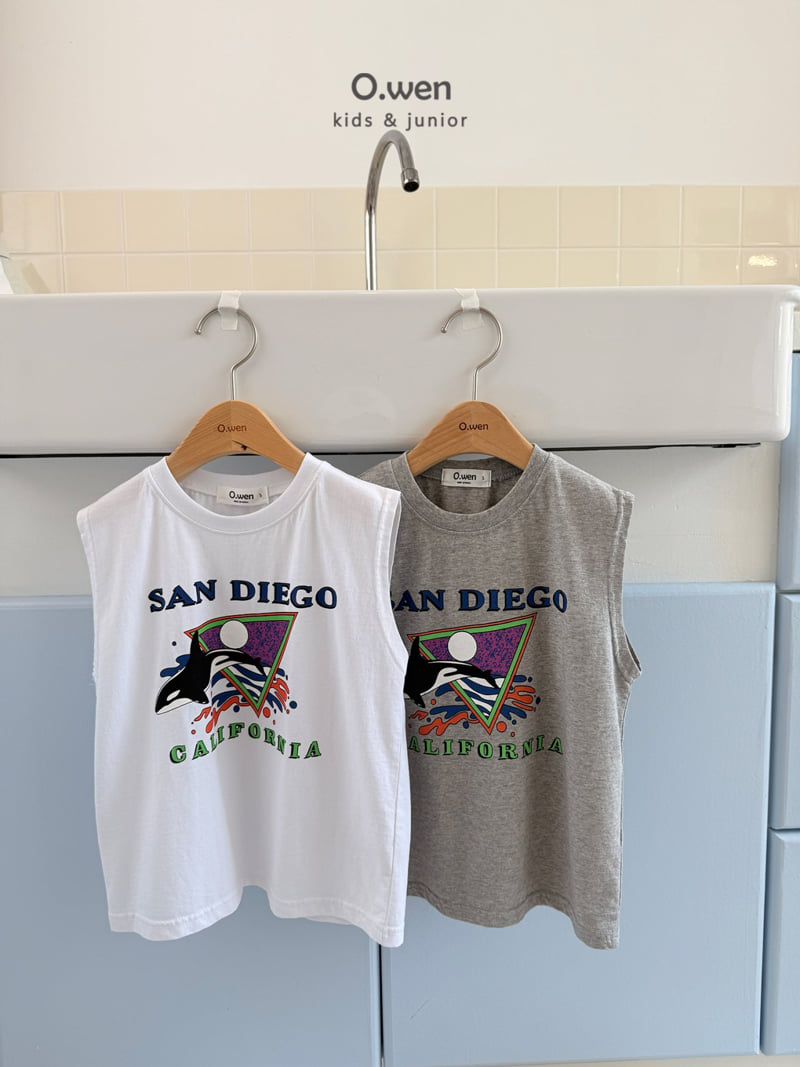 O Wen - Korean Children Fashion - #childofig - San Diego Dolphin Sleeveless Tee - 11