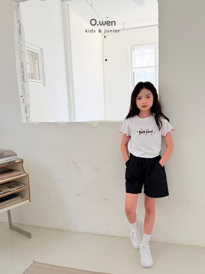 O Wen - Korean Children Fashion - #childofig - Love Stitch Short Sleeve Tee - 5