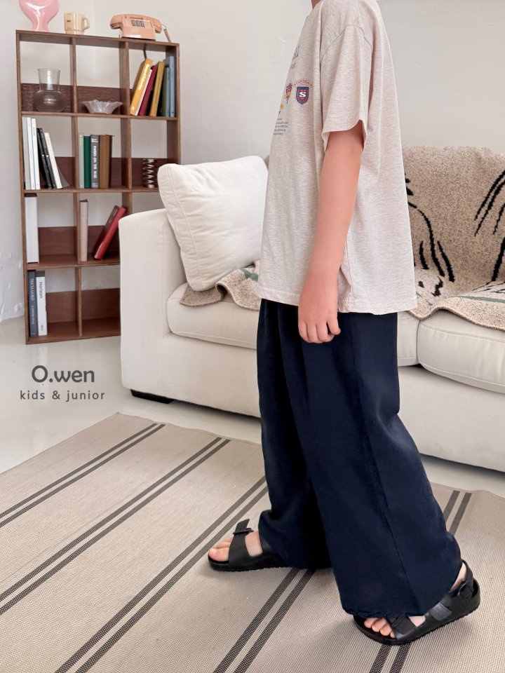 O Wen - Korean Children Fashion - #childrensboutique - Attention Linen Pants
