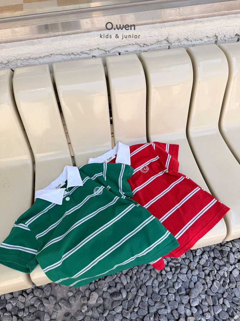 O Wen - Korean Children Fashion - #designkidswear - Multi Boxy Fit Collar Tee - 12