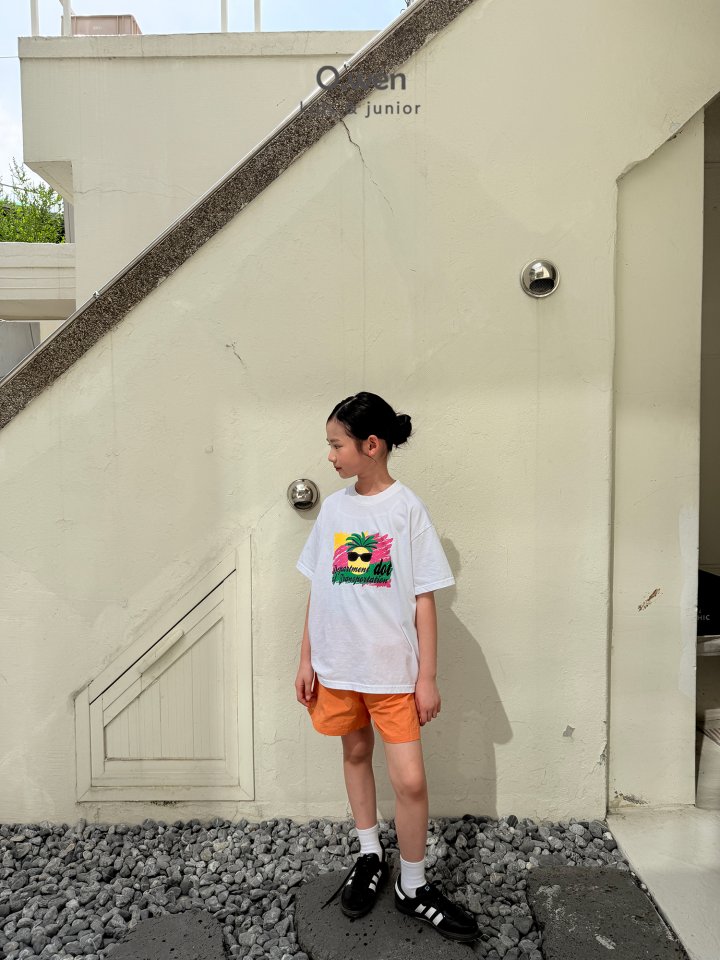 O Wen - Korean Children Fashion - #designkidswear - Pineapple Wind Pants - 10