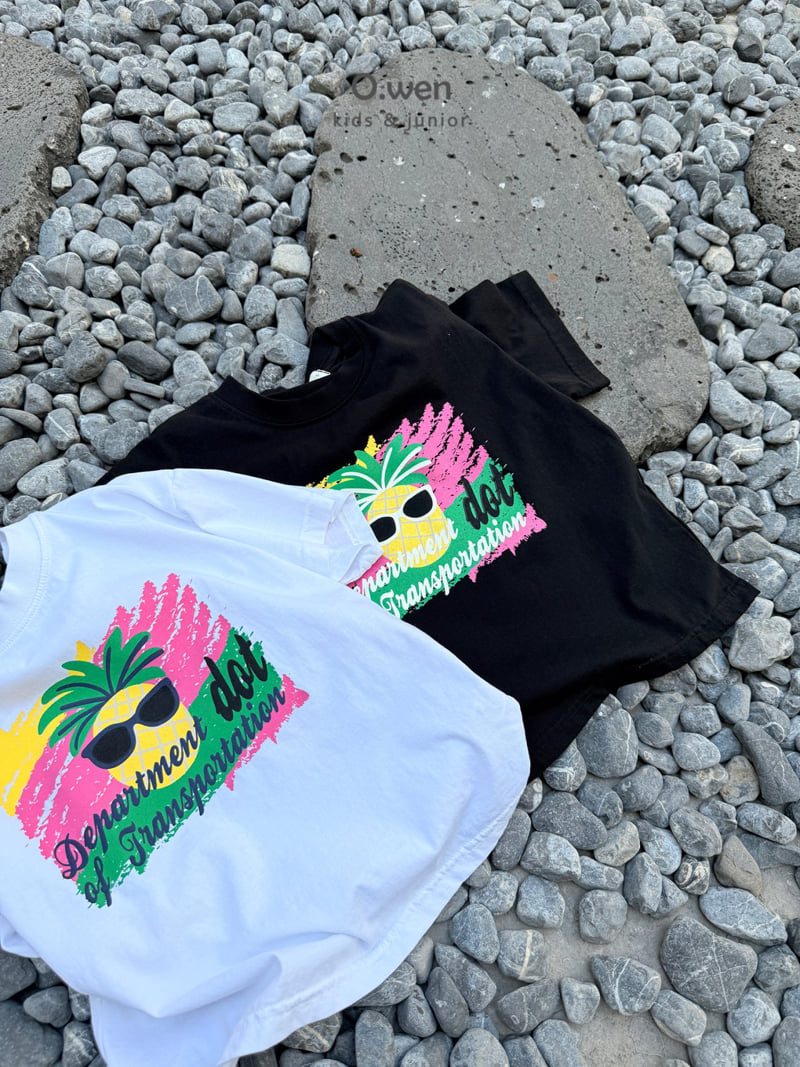 O Wen - Korean Children Fashion - #discoveringself - Pineapple Short Sleeve Tee - 12