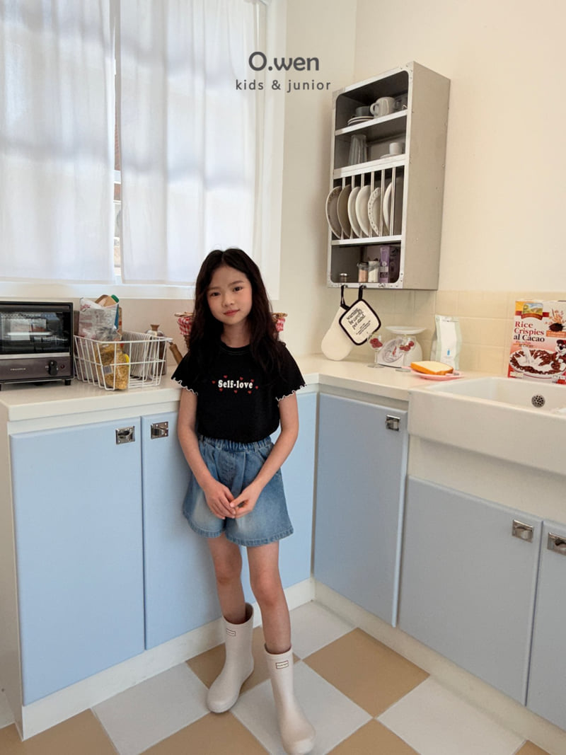 O Wen - Korean Children Fashion - #discoveringself - Love Stitch Short Sleeve Tee - 9