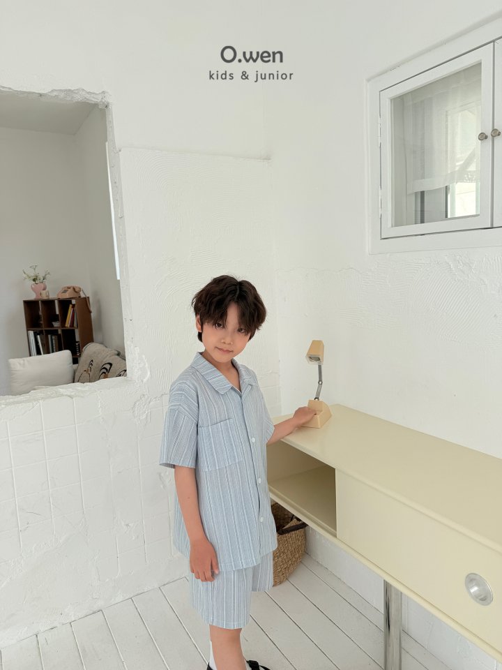 O Wen - Korean Children Fashion - #discoveringself - Harmony Open Collar Shirt