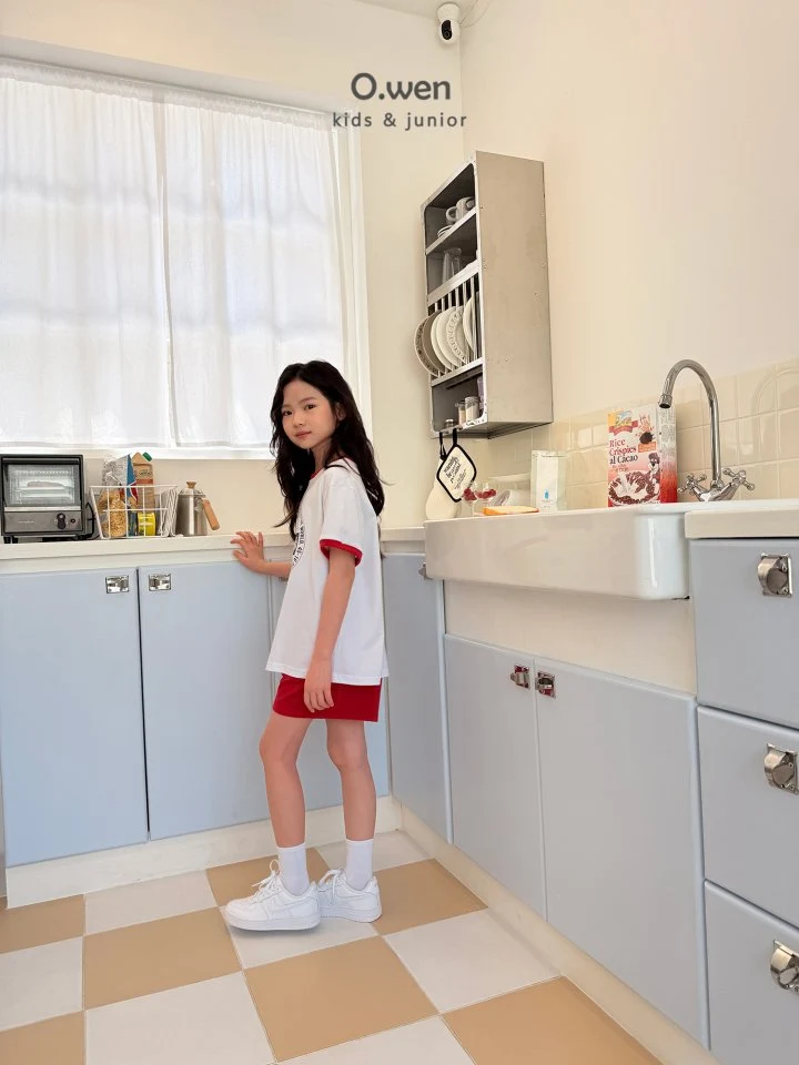 O Wen - Korean Children Fashion - #fashionkids - Bagel Color Block Tee - 3