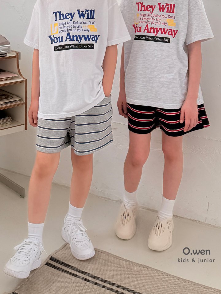 O Wen - Korean Children Fashion - #fashionkids - Master Stripe Shorts - 7