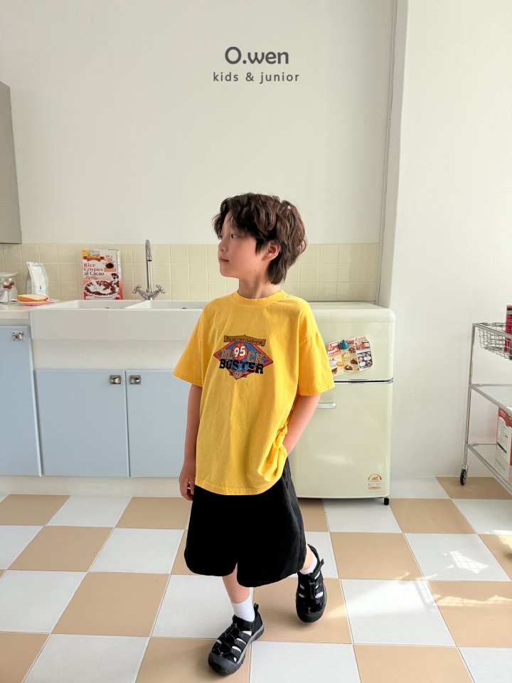 O Wen - Korean Children Fashion - #kidsshorts - Blockbuster Short Sleeve Tee - 10