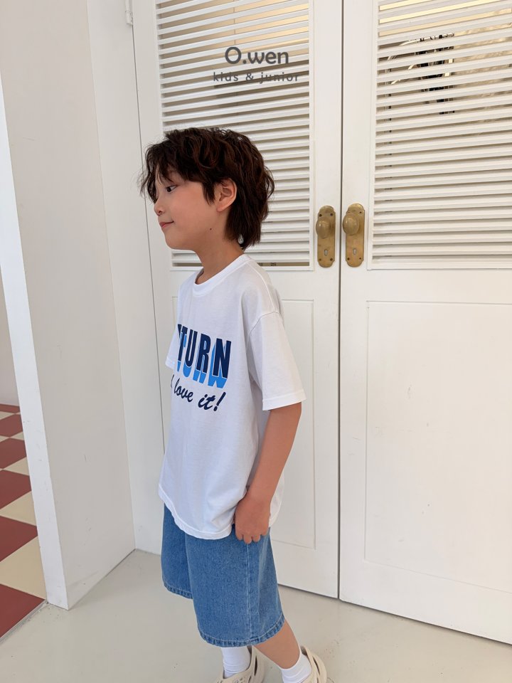 O Wen - Korean Children Fashion - #kidsshorts - Return Short Sleeve Tee - 7
