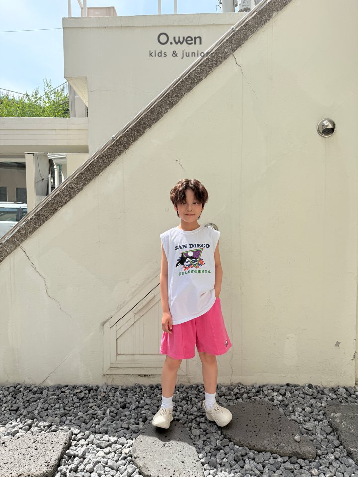 O Wen - Korean Children Fashion - #kidsstore - San Diego Dolphin Sleeveless Tee - 3