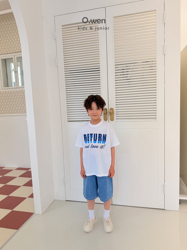 O Wen - Korean Children Fashion - #kidsstore - Return Short Sleeve Tee - 8