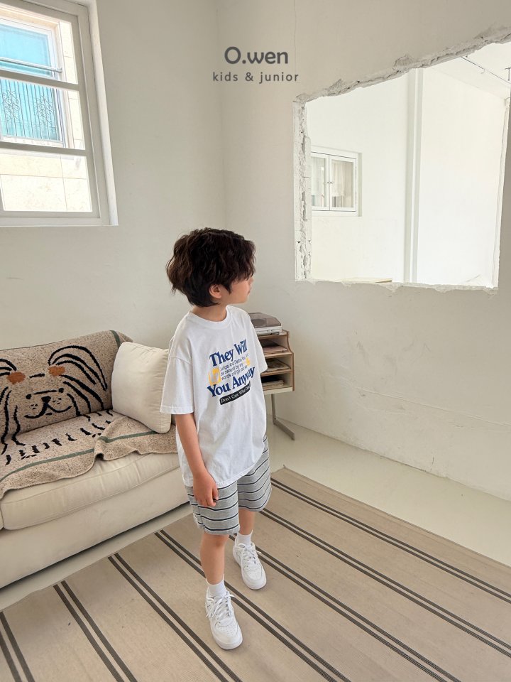 O Wen - Korean Children Fashion - #kidsstore - Anyway Short Sleeve Tee - 7