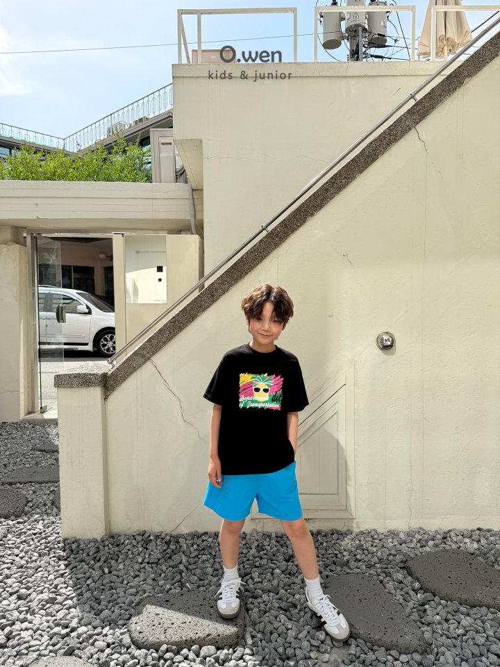 O Wen - Korean Children Fashion - #kidzfashiontrend - Pineapple Short Sleeve Tee - 2