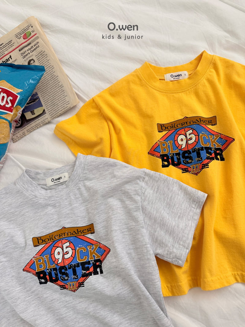 O Wen - Korean Children Fashion - #kidzfashiontrend - Blockbuster Short Sleeve Tee - 12
