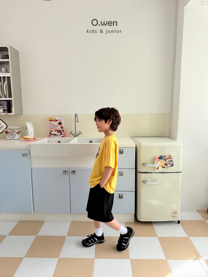 O Wen - Korean Children Fashion - #kidzfashiontrend - Line Bermuda Pants - 11