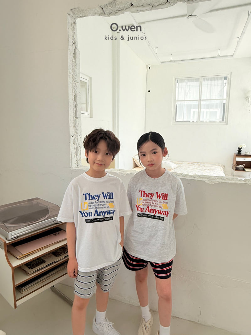 O Wen - Korean Children Fashion - #littlefashionista - Anyway Short Sleeve Tee - 10
