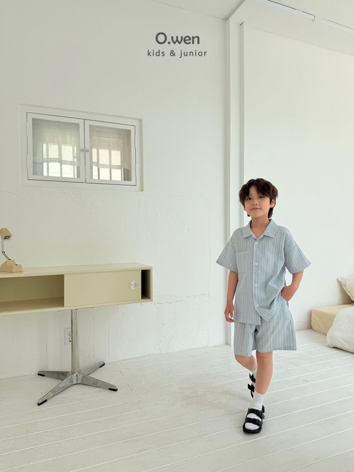O Wen - Korean Children Fashion - #littlefashionista - Harmony Open Collar Shirt - 7