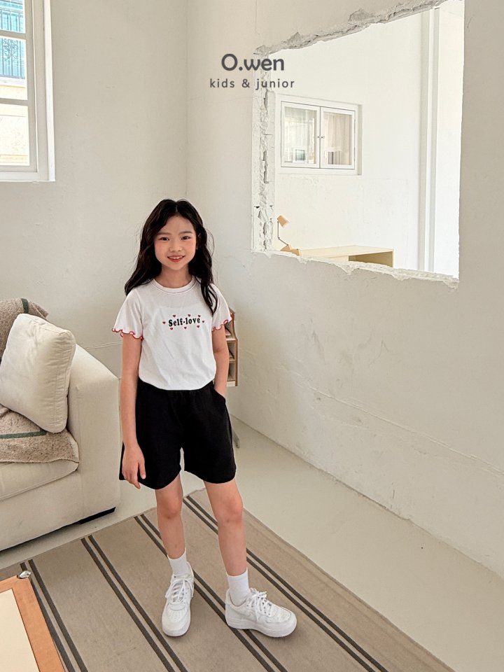 O Wen - Korean Children Fashion - #magicofchildhood - Love Stitch Short Sleeve Tee - 2