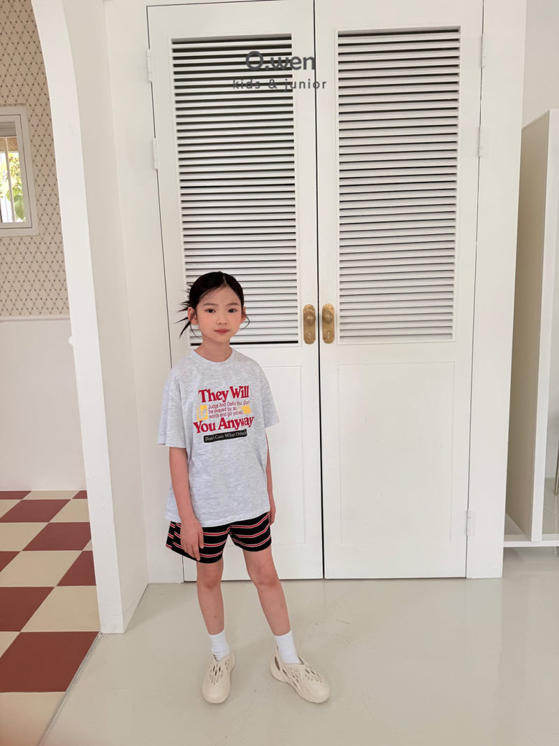 O Wen - Korean Children Fashion - #magicofchildhood - Anyway Short Sleeve Tee - 11