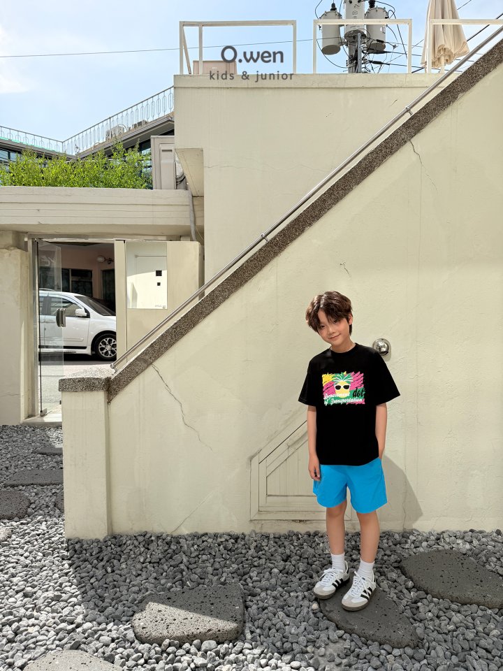 O Wen - Korean Children Fashion - #minifashionista - Pineapple Short Sleeve Tee - 6