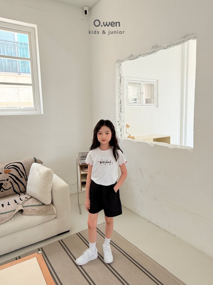 O Wen - Korean Children Fashion - #minifashionista - Love Stitch Short Sleeve Tee - 3