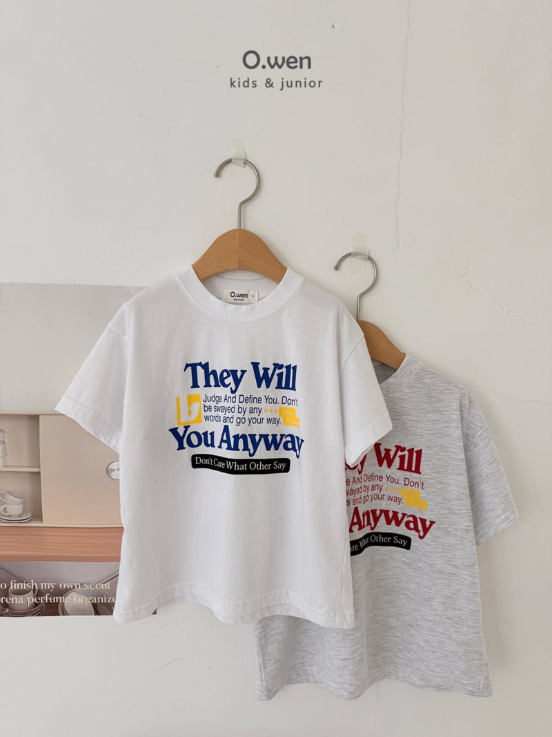 O Wen - Korean Children Fashion - #minifashionista - Anyway Short Sleeve Tee - 12