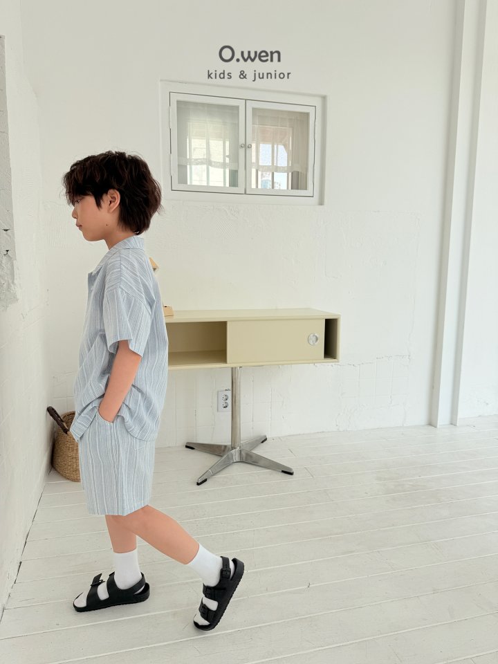 O Wen - Korean Children Fashion - #minifashionista - Harmony Open Collar Shirt - 9