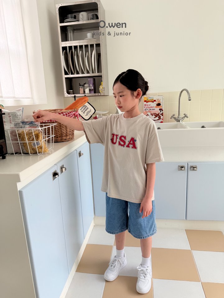 O Wen - Korean Children Fashion - #minifashionista - Star USA Tee - 5